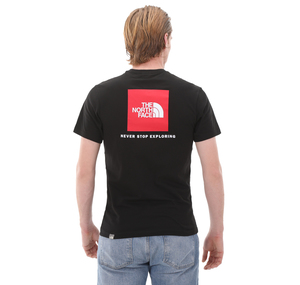 The North Face M S-S Redbox Tee  - Eu Erkek T-Shirt Siyah