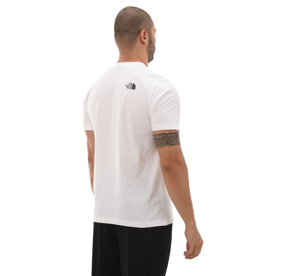 The North Face M S-S Sımple Dome Tee Erkek T-Shirt Beyaz The North Face M S-S Sımple Dome Tee Erkek T-Shirt Beyaz