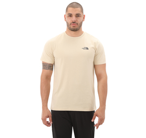 The North Face M S-S Sımple Dome Tee Erkek T-Shirt Krem