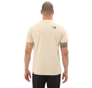 The North Face M S-S Sımple Dome Tee Erkek T-Shirt Krem
