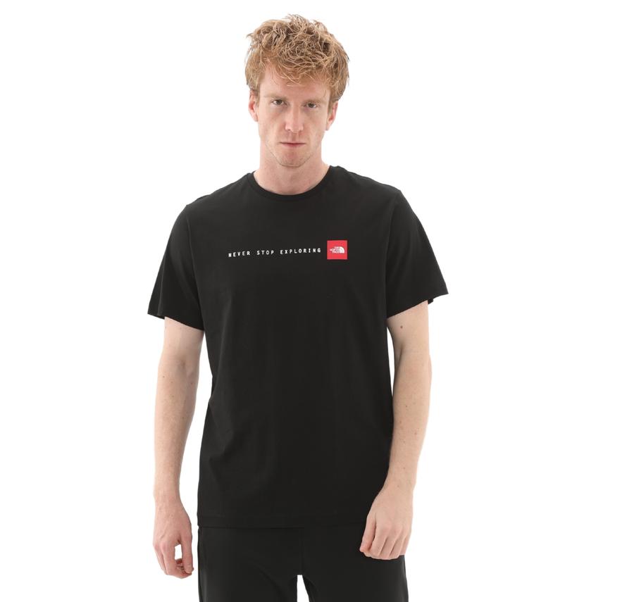 The North Face M Ss Never Stop Explorıng Tee Erkek T-Shirt Siyah The North Face M Ss Never Stop Explorıng Tee Erkek T-Shirt Siyah