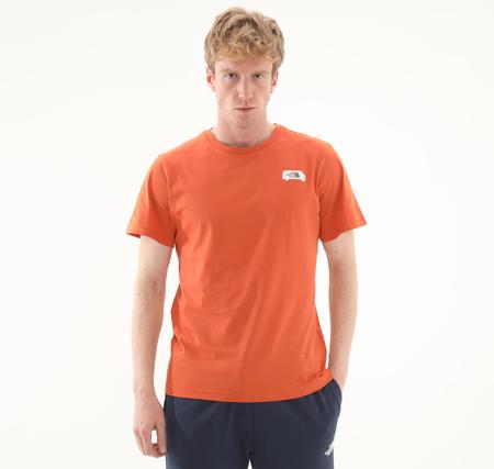 The North Face M Ss Outdoor Graphıc Tee Erkek Turuncu