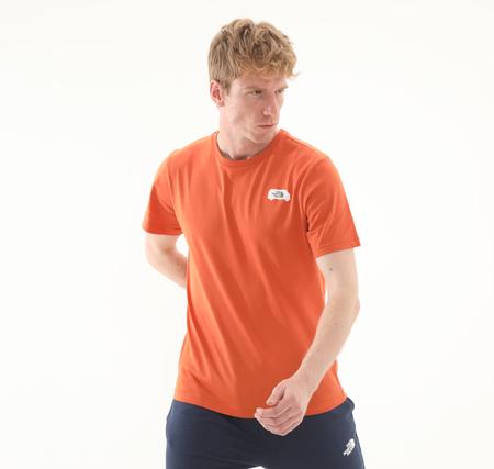 The North Face M Ss Outdoor Graphıc Tee Erkek Turuncu