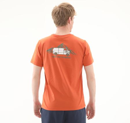 The North Face M Ss Outdoor Graphıc Tee Erkek Turuncu