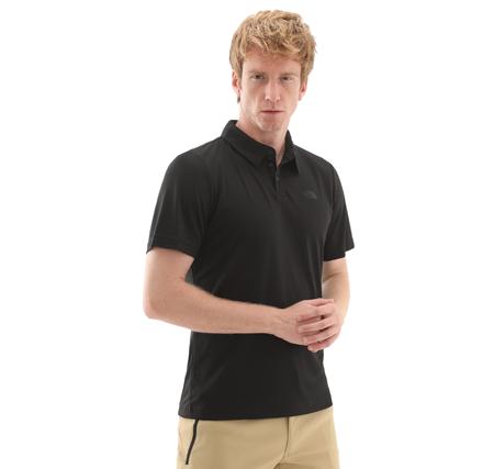 The North Face M Tanken Polo Erkek T-Shirt Siyah