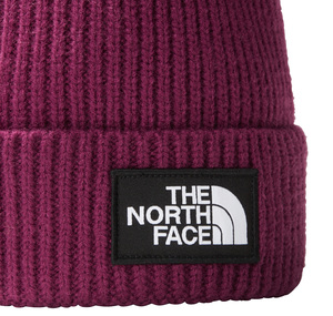 The North Face Tnf Logo Box Cuffed Beanıe Mor