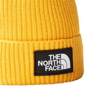The North Face Tnf Logo Box Cuffed Beanıe Sarı