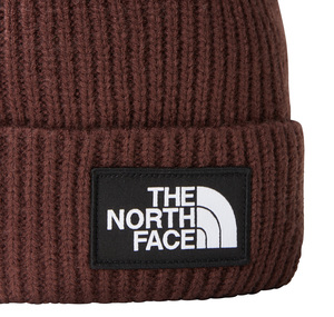 The North Face Tnf Logo Box Cuffed Beanıe Kahve