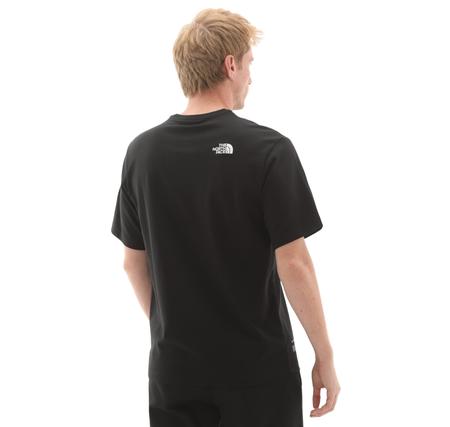 The North Face U Icon Mountaın Jacket Relaxed S-S Tee Erkek T-Shirt Siyah