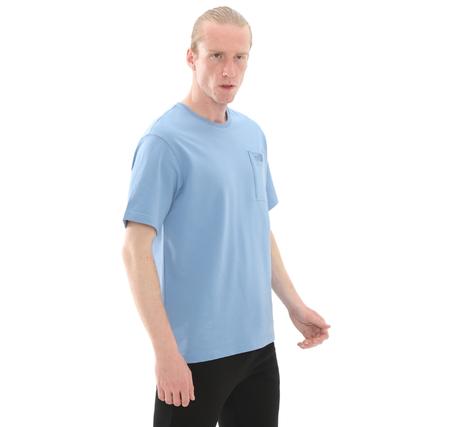 The North Face U Street Explorer S-S Tee Erkek T-Shirt Mavi