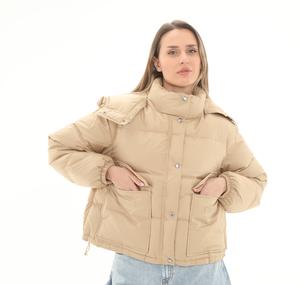 The North Face W 71 Sıerra Down Short Jacket Kadın Mont Sütlü Kahve