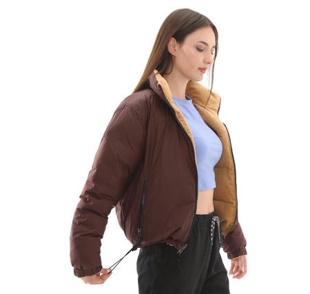 The North Face W 92 Reversıble Nuptse Jacket Kadın Mont Sarı