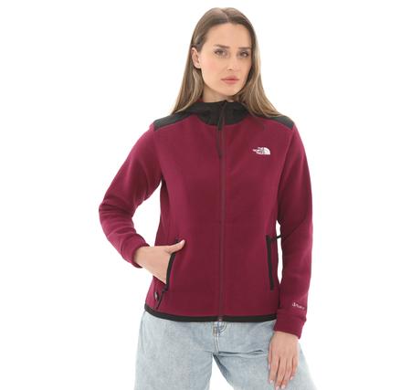The North Face W Alpıne Polartec 200 F-Z Hooded Jacket Kadın Ceket Mor