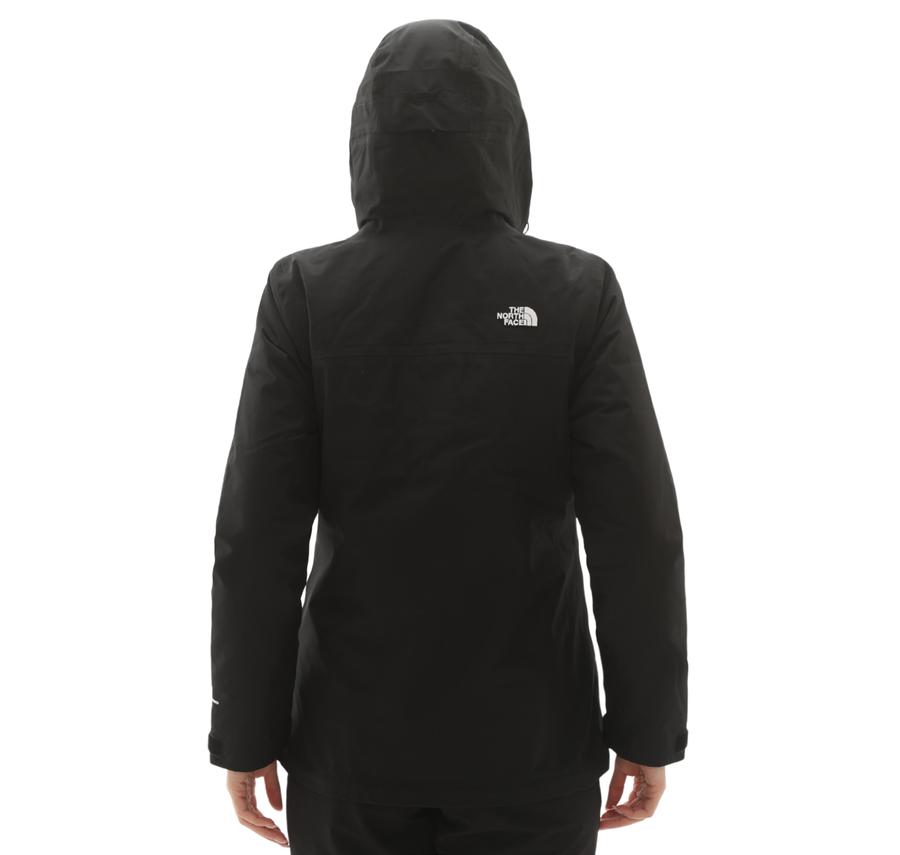 The North Face W Carto Mono Trıclımate Hooded Jacket Kadın Mont Siyah The North Face W Carto Mono Trıclımate Hooded Jacket Kadın Mont Siyah