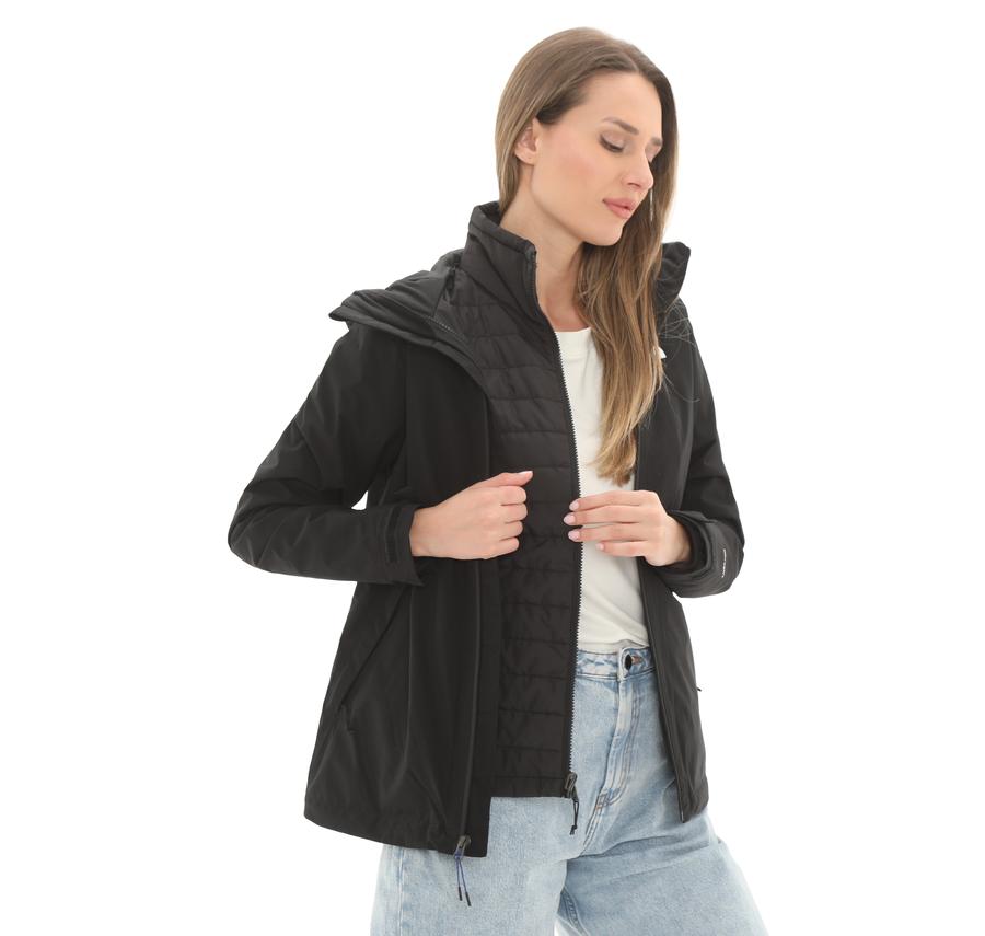 The North Face W Carto Trıclımate Jacket Kadın Mont Siyah The North Face W Carto Trıclımate Jacket Kadın Mont Siyah