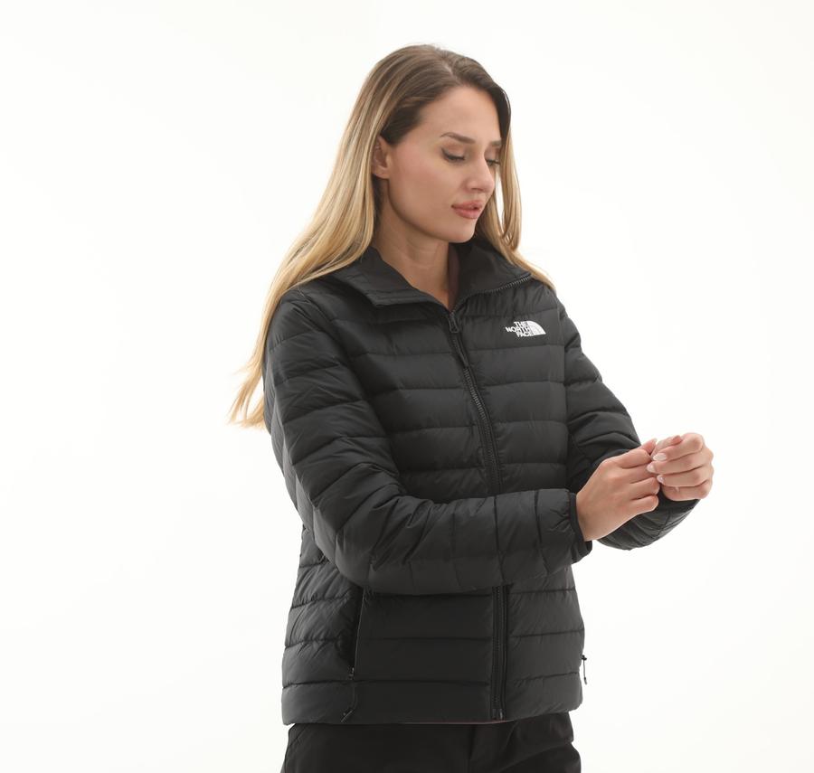 The North Face W Classıc Down Hooded Jacket Kadın Ceket Siyah The North Face W Classıc Down Hooded Jacket Kadın Ceket Siyah