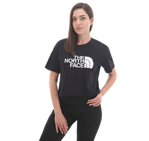 The North Face W Cropped Easy Tee Kadın T-Shirt Siyah