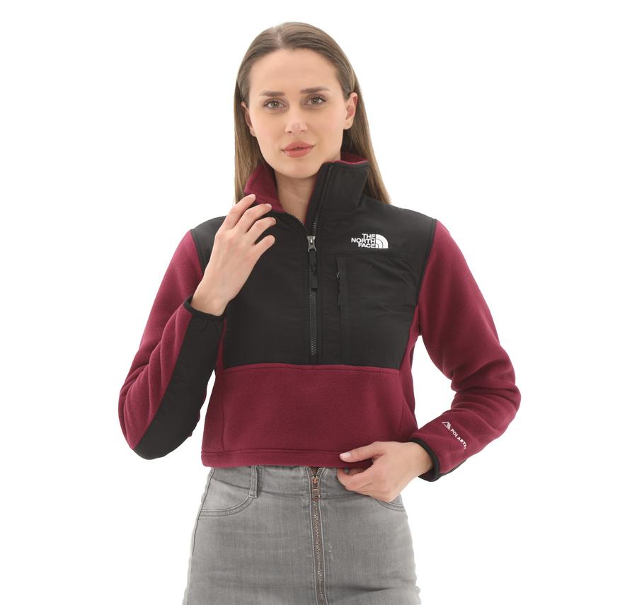 The North Face W Denalı Crop Kadın Ceket Mor The North Face W Denalı Crop Kadın Ceket Mor