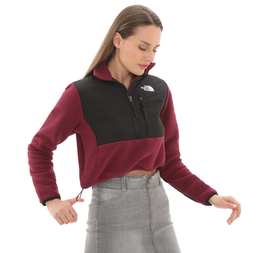 The North Face W Denalı Crop Kadın Ceket Mor The North Face W Denalı Crop Kadın Ceket Mor