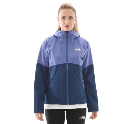The North Face W Dıablo Dynamıc Zıp-In Jacket Kadın Yağmurluk-Rüzgarlık Mavi