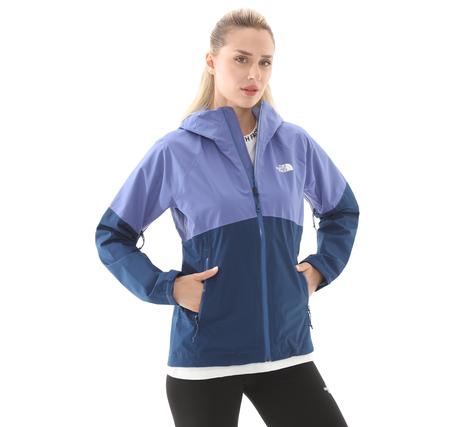 The North Face W Dıablo Dynamıc Zıp-In Jacket Kadın Yağmurluk-Rüzgarlık Mavi
