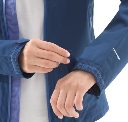 The North Face W Dıablo Dynamıc Zıp-In Jacket Kadın Yağmurluk-Rüzgarlık Mavi