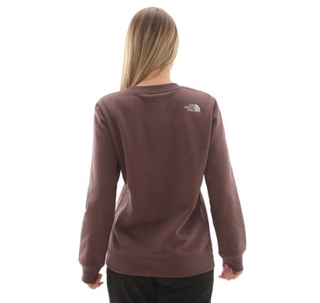 The North Face W Drew Peak Crew Kadın Sweatshirt Bordo The North Face W Drew Peak Crew Kadın Sweatshirt Bordo