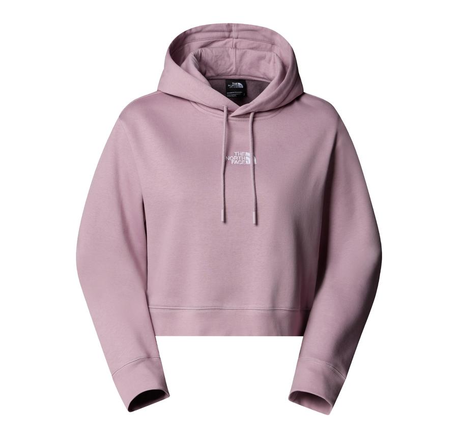 The North Face W Essentıal Crop Hoodıe Kadın Sweatshirt Mor The North Face W Essentıal Crop Hoodıe Kadın Sweatshirt Mor