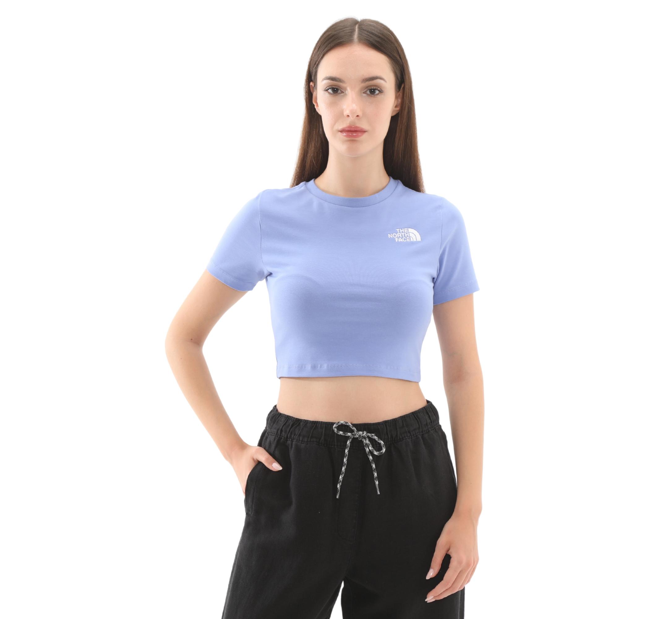 Женская футболка The North Face W Essential Cropped Slim Short Sleeve Te İndigo