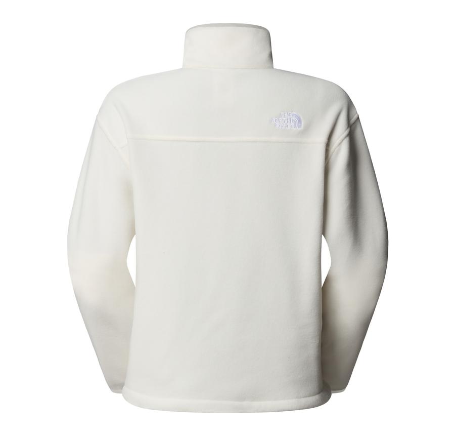 The North Face W Glacıer Fleece 1-2 Zıp Short Jacket Kadın Sweatshirt Beyaz The North Face W Glacıer Fleece 1-2 Zıp Short Jacket Kadın Sweatshirt Beyaz