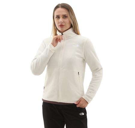 The North Face W Glacıer Fleece Jacket Kadın Ceket Beyaz