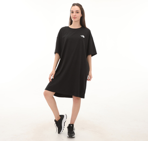 The North Face W Plus Sımple Dome Tee Dress Kadın Elbise - Etek Siyah