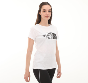 The North Face W S-S Easy Tee Kadın T-Shirt Beyaz