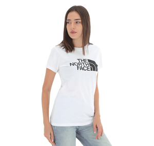 The North Face W S-S Easy Tee Kadın T-Shirt Beyaz