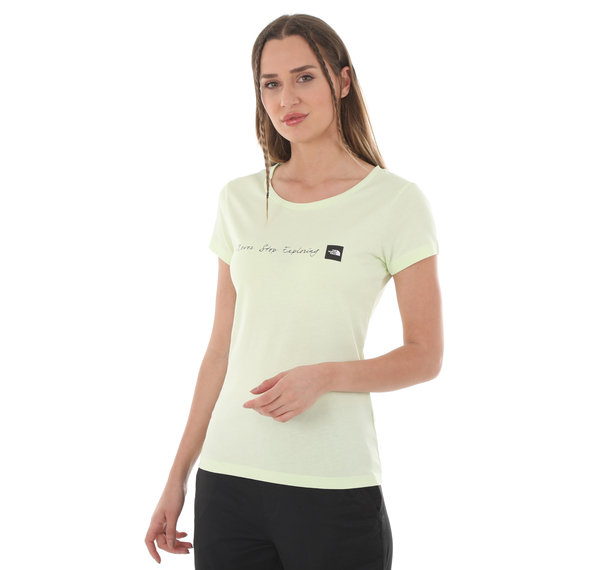 The North Face W S-S Neverstopexploring Tee-Eu Kadın T-Shirt Yeşil The North Face W S-S Neverstopexploring Tee-Eu Kadın T-Shirt Yeşil