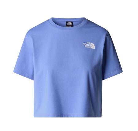 The North Face W Sımple Dome Cropped Relaxed Tee Kadın T-Shirt Mavi