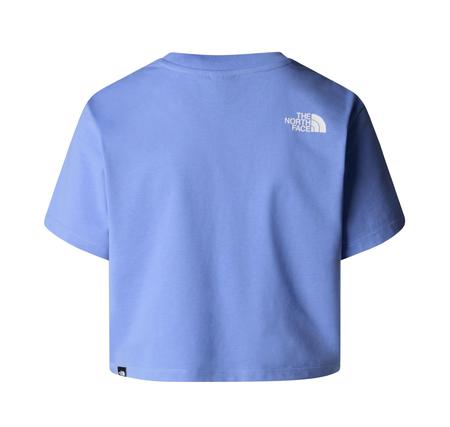 The North Face W Sımple Dome Cropped Relaxed Tee Kadın T-Shirt Mavi