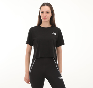 The North Face W Sımple Dome Cropped Slım Tee Kadın T-Shirt Siyah