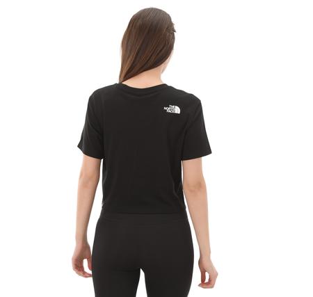 The North Face W Sımple Dome Cropped Slım Tee Kadın T-Shirt Siyah