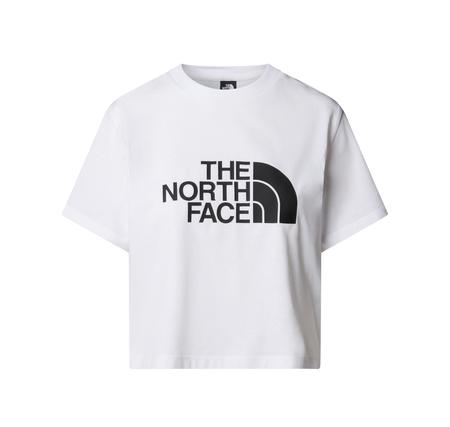 The North Face W Ss Easy Relaxed Cropped Tee Kadın T-Shirt Beyaz