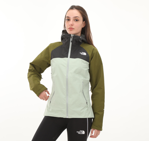 The North Face W Stratos Jacket - Eu Kadın Ceket Yeşil