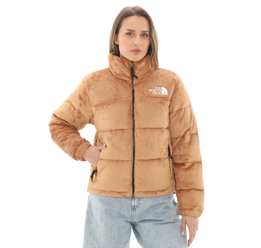 The North Face W Versa Velour Nuptse Jacket Kadın Mont Kahve The North Face W Versa Velour Nuptse Jacket Kadın Mont Kahve