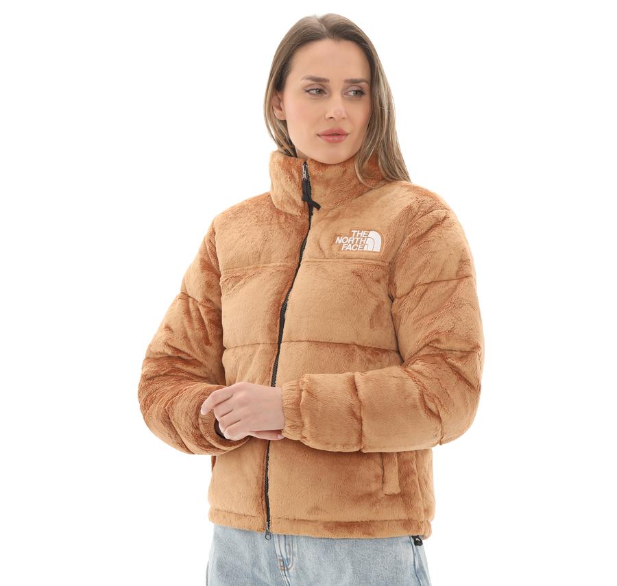 The North Face W Versa Velour Nuptse Jacket Kadın Mont Kahve The North Face W Versa Velour Nuptse Jacket Kadın Mont Kahve