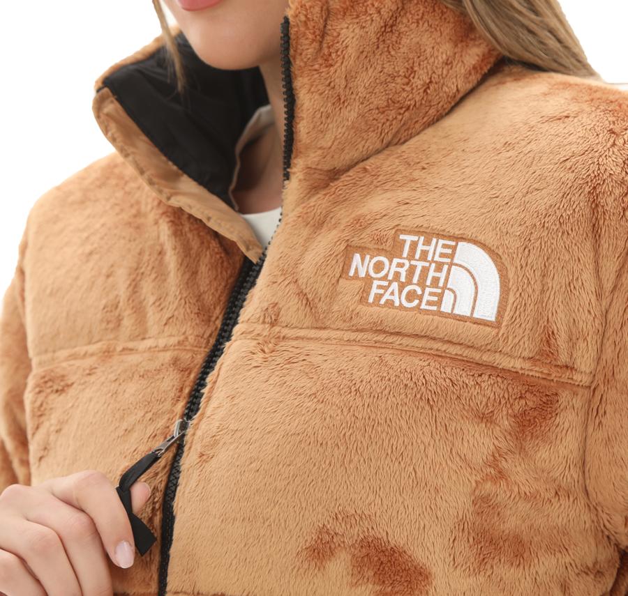 The North Face W Versa Velour Nuptse Jacket Kadın Mont Kahve The North Face W Versa Velour Nuptse Jacket Kadın Mont Kahve