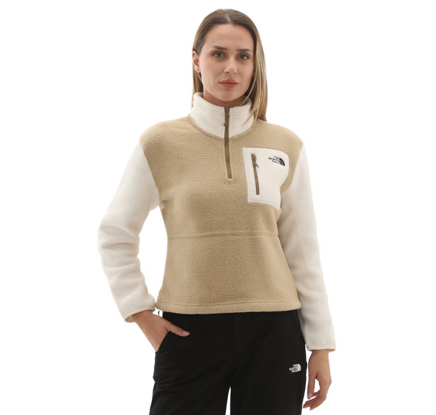 The North Face W Yumıorı 1-4 Zıp Kadın Sweatshirt Krem The North Face W Yumıorı 1-4 Zıp Kadın Sweatshirt Krem
