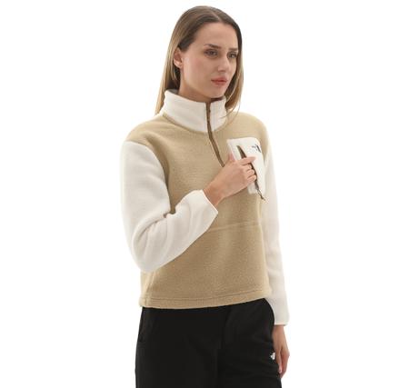 The North Face W Yumıorı 1-4 Zıp Kadın Sweatshirt Krem The North Face W Yumıorı 1-4 Zıp Kadın Sweatshirt Krem