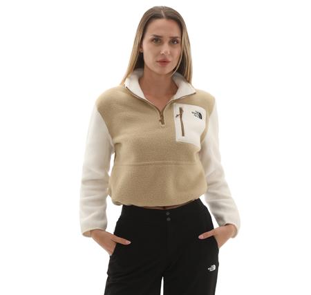 The North Face W Yumıorı 1-4 Zıp Kadın Sweatshirt Krem The North Face W Yumıorı 1-4 Zıp Kadın Sweatshirt Krem