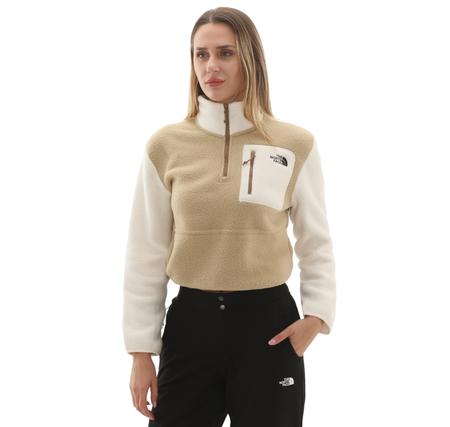 The North Face W Yumıorı 1-4 Zıp Kadın Sweatshirt Krem The North Face W Yumıorı 1-4 Zıp Kadın Sweatshirt Krem