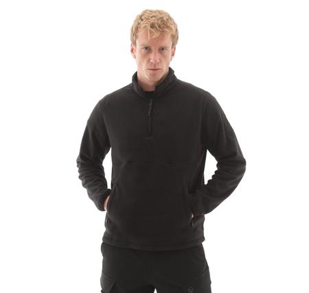 Timberland 1-4 Zip Polar Fleece Erkek Sweatshirt Siyah Timberland 1-4 Zip Polar Fleece Erkek Sweatshirt Siyah