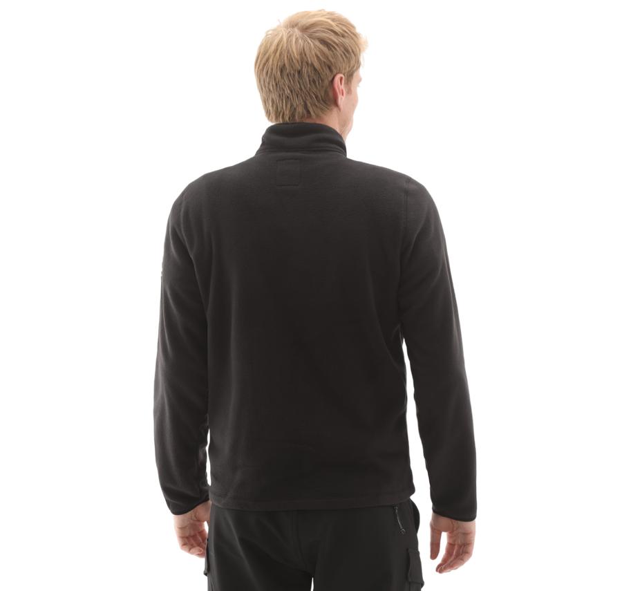 Timberland 1-4 Zip Polar Fleece Erkek Sweatshirt Siyah Timberland 1-4 Zip Polar Fleece Erkek Sweatshirt Siyah